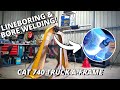 Line boring &amp; Bore welding CAT 740 Truck A-frame | Sir Meccanica WS2