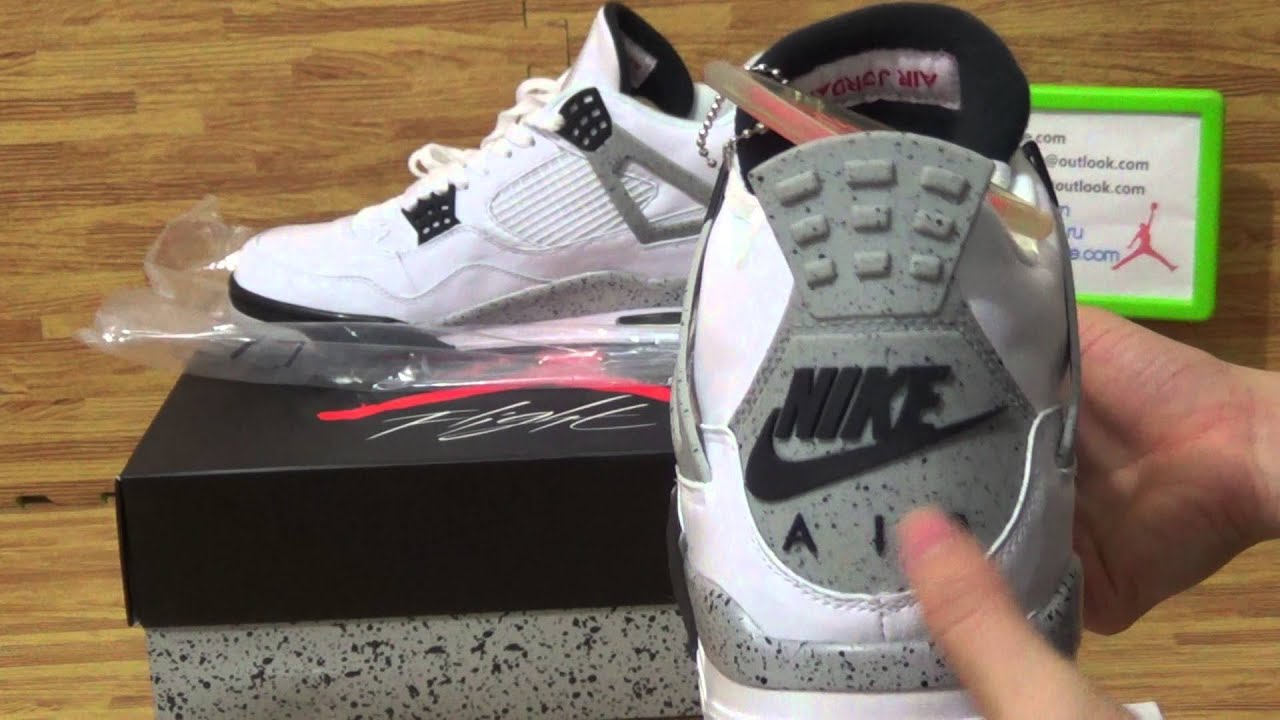 Как отличить оригинал джорданы. Nike Air Jordan 4 fake vs Original.
