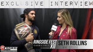 WWE Champion Seth Rollins interviewed by Noelle Foley at Ringside Fest 12 (2015)!