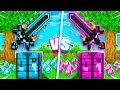 How To Craft a BILLIONAIRE Sword in Minecraft! Boy vs Girl Challenge
