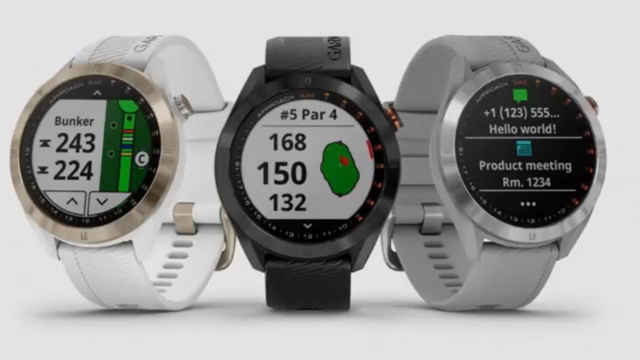 The Garmin Approach S40 smart watch for golfers that allow you to