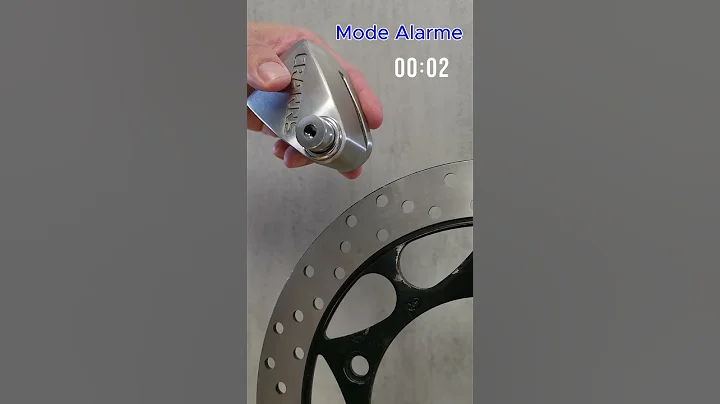 Verrou de disque d'alarme Cranns - Passer du mode Alarme au mode Non-Alarme.