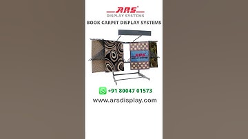 Book Carpet Display System #shorts #carpet #rug #display