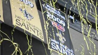 New Orleans Saints  - Super Bowl Banner Unveiling