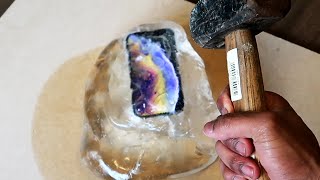 Will Huge LIQUID GLASS Putty Ball Save My iPhone X From HAMMER?