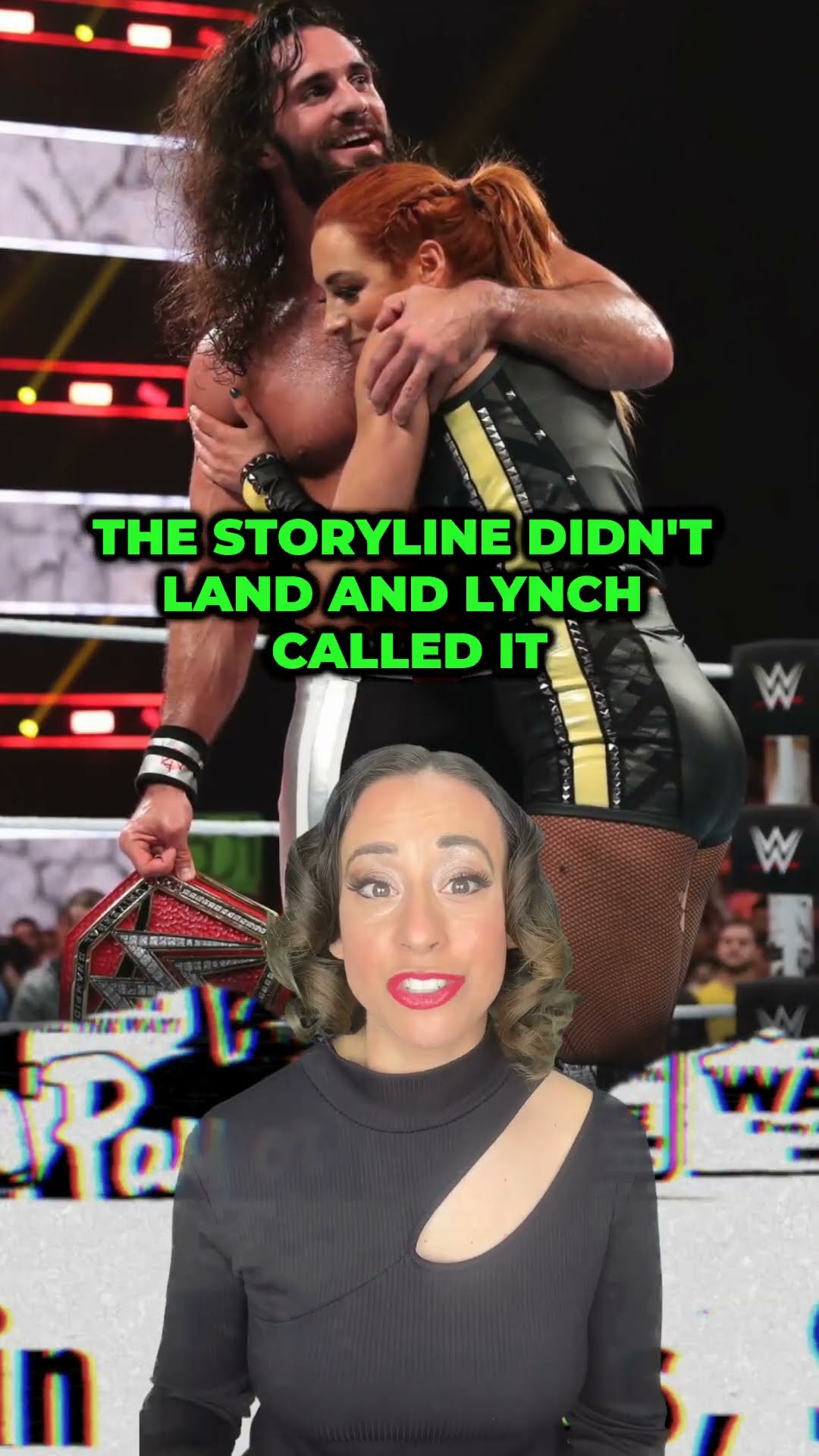 Becky Lynch regrets doing Vince McMahon’s storyline! #WWE #BeckyLynch #SethRollins #shorts