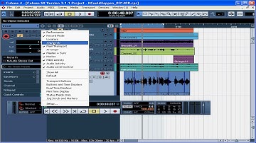 39 Cubase 4 video tutorial course Transport Panel