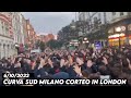 CURVA SUD MILANO CORTEO IN LONDON || Chelsea vs AC Milan 6/10/2022