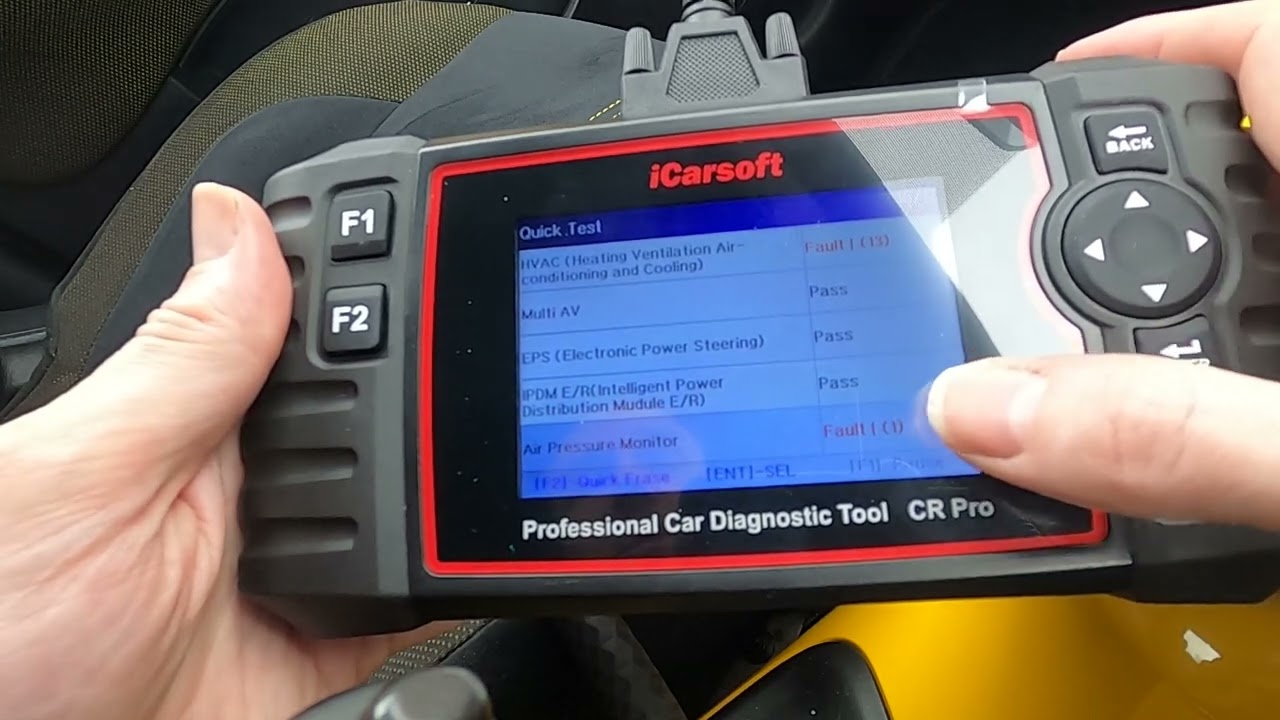 Testing the iCarsoft CR Pro car diagnostic OBD2 tool 