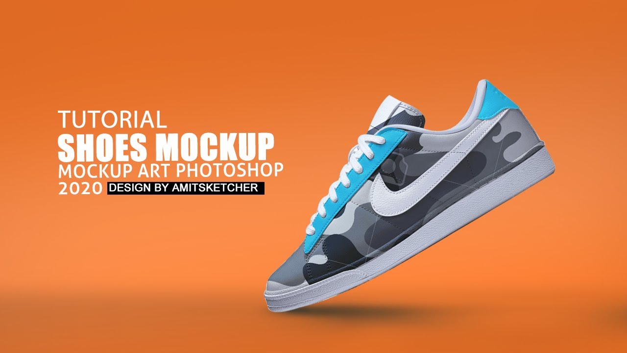 Free Side View Sneakers Mockup (PSD) - Psfreebies