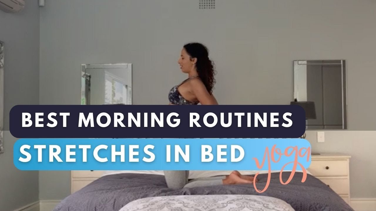 20 min Relaxing Yoga in BED - Bedtime Stretches for ALL LEVELS - YouTube