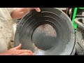 Clean black sand out of gold at home part 1 piston broke prospecting