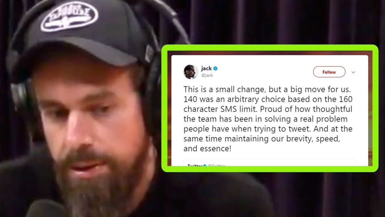 pic Powerfuljre Twitter why twitter doubled its character limit joe rogan and jack dorsey