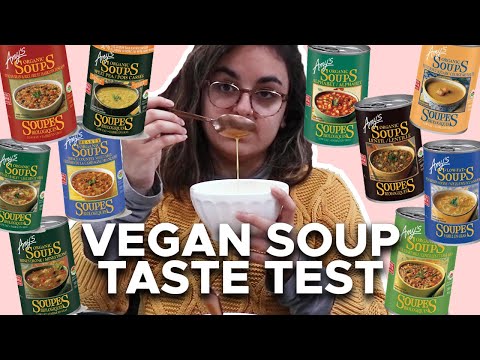 Video: ¿Qué sopas de Amy son veganas?