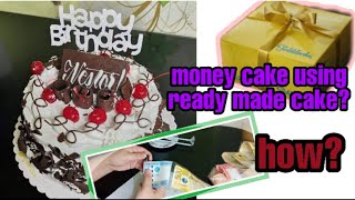 How to make  money cake using goldilocks cake