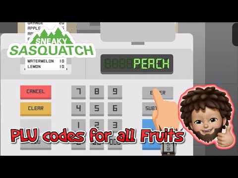 Sneaky Sasquatch - PLU Codes for all the Fruits