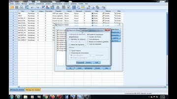 Économétrie: comment réaliser la régression linéaire et les corrélations avec le logiciel spss