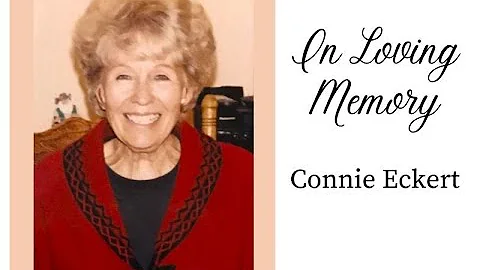 Connie Eckert Memorial Service | November 12, 2022