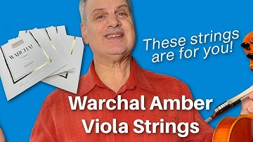 Warchal Amber Viola Strings 🎻 REVIEW - You MUST try these strings!!!!