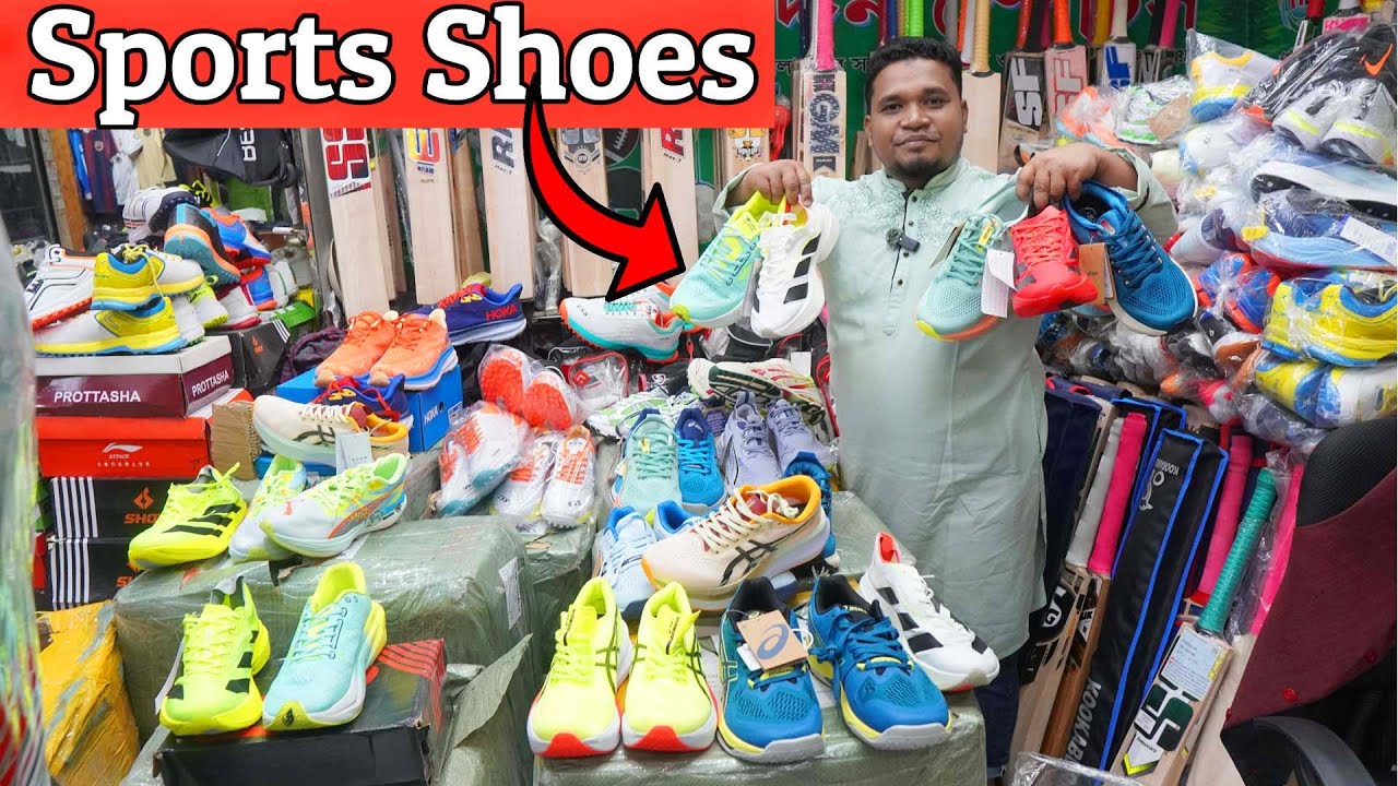 2026 Imported Premium Cricket Shoes পাইকারি দামে- Buy Cricket Racket Jogging Sports Shoes in Dhaka