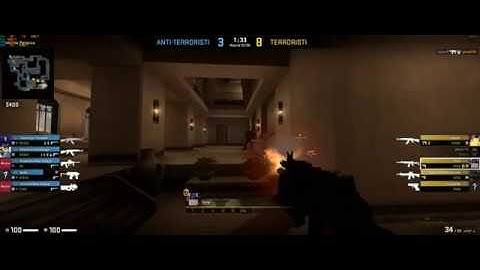 CS:GO Mirage 1v5 plant and ace