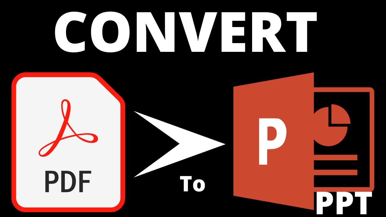 how to convert a pdf back to a powerpoint presentation