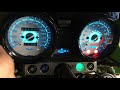 ZRX1200R ELメーター　照明切り替え動画