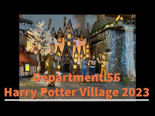2023 Harry Potter Department 56 Magical Christmas Village Setup