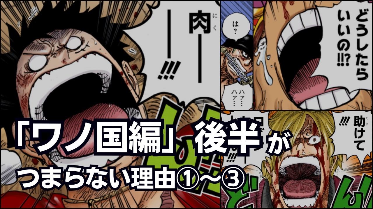 ワノ 国 編 つまらない