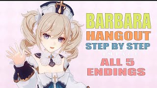 【Genshin Impact】Barbara Hangout Event All Endings  Step by Step Guide