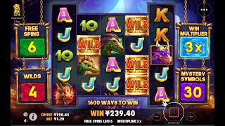 Drago: Jewels of Fortune Slot Free Spins feature screenshot 4