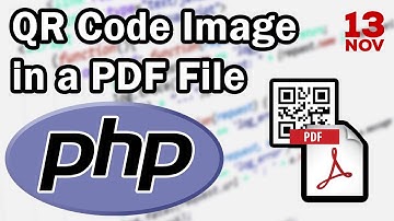 Generating QRCode inside a PDF file in PHP