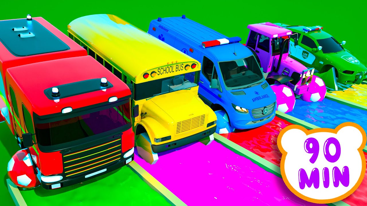 Wheels on the Bus | Compilation of videos for children | Kids Songs & Nursery Rhymes