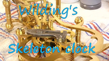 Skeleton clock John Wilding