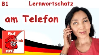 Am Telefon.