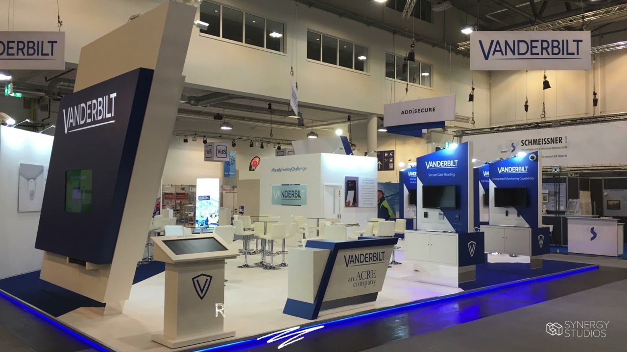 BESPOKE EXHIBITION STAND WITH MODULAR ELEMENTS