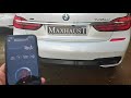 Bmw g12 740ld with maxhaust