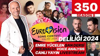 Haftalık Ses Analizi Canlı Yayını (EUROVISION DELİLİĞİ 2024) #350 2024 Mart 17 #superchat