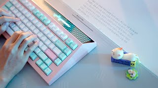 CYBERBOARD R3 1 Hour Keyboard Typing Sounds ASMR (No music, No mid-roll ads)