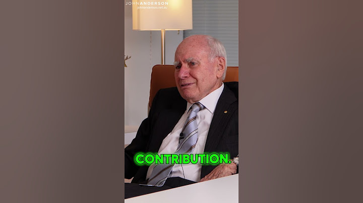 History of Australia's Immigration | John Howard thumbnail