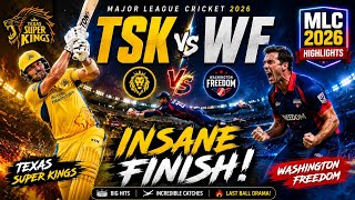 TSK vs WF Highlights | Last Ball Thriller! 🤯 | Major League Cricket 2026