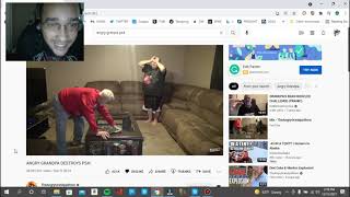 S3 Fan Reaction Angry Grandpa Destroys Ps4