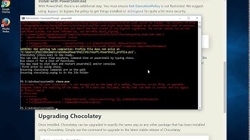 Install Chocolatey on Windows 10 with an Admin Powershell