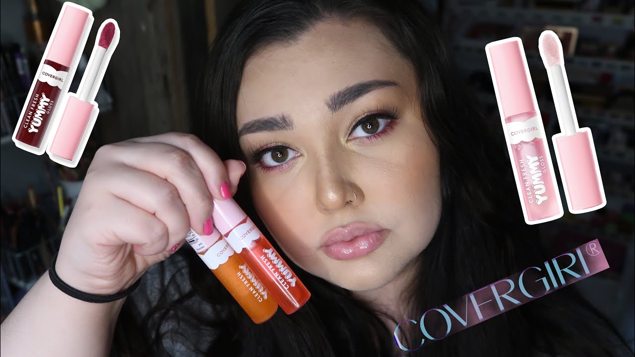 NEW COVERGIRL CLEAN FRESH YUMMY GLOSS REVIEW TRY ON SWATCHES YouTube NEW COVERGIRL CLEAN FRESH YUMMY GLOSS REVIEW TRY ON SWATCHES YouTube