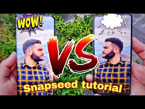 როგორ დავამუშაოთ სურათი და გავაქროთ ობიექტები?! | Snapseed tutorial for beginners (Georgian)