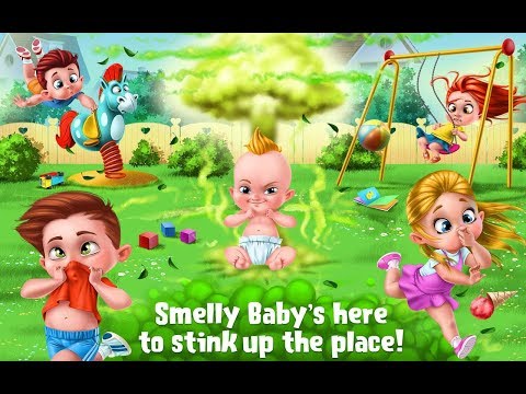 Fun Baby Care Kids Game - Smelly Baby - Farty Party - Play & Learn Colors With Naughty Smelly Baby