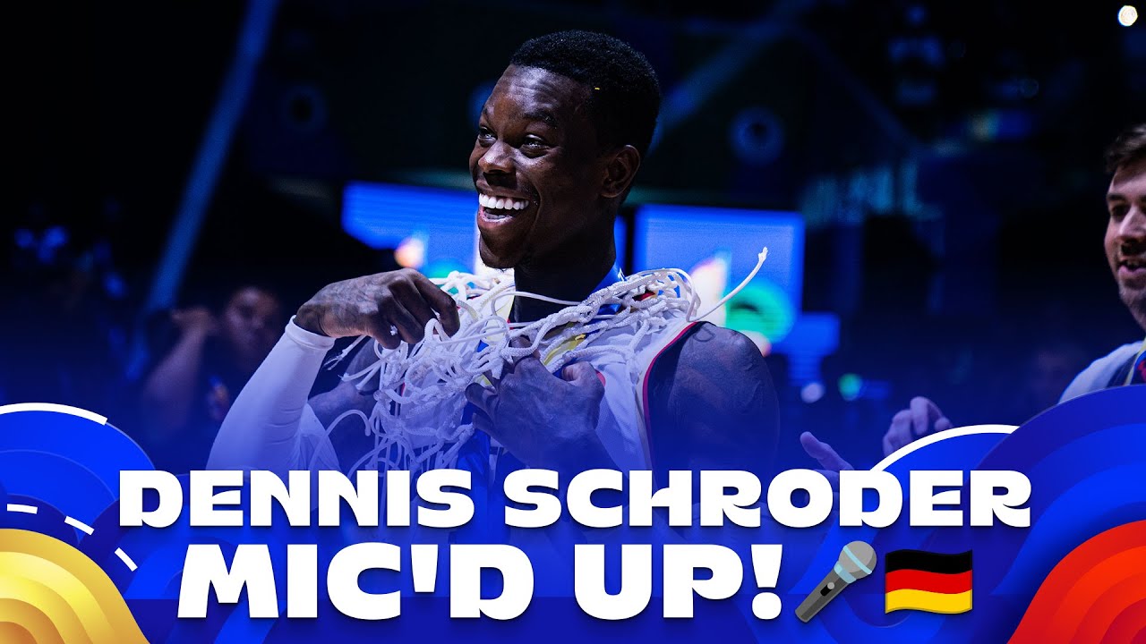 Dennis Schroder Mic'd Up! 🎤🇩🇪 | FIBA Basketball World Cup 2023 Final