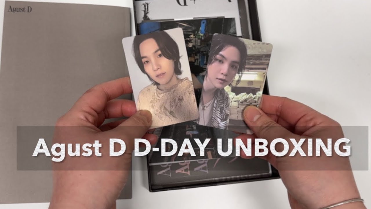 🖤 UNBOXING AGUST D'S ALBUM D-DAY 