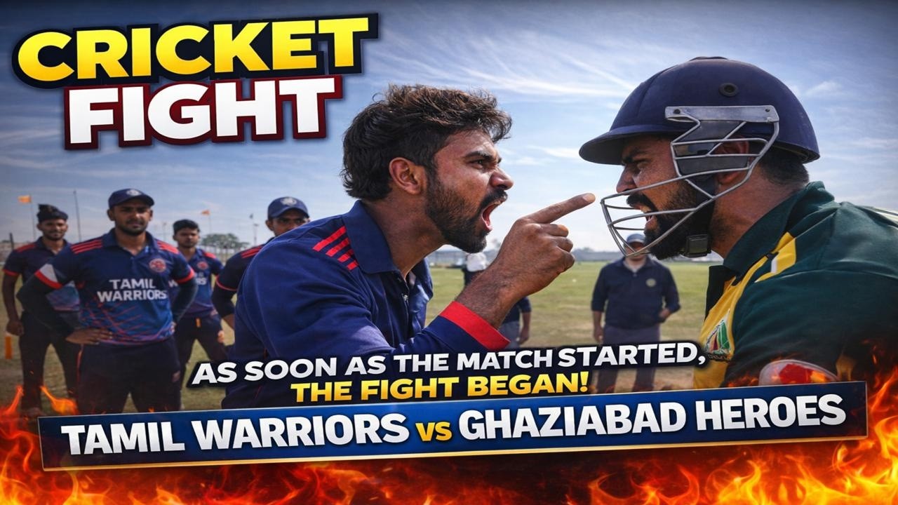 Match Start Hote Hi Fight 😡| Unfair Umpiring | Tamil Warriors vs Ghaziabad Heroes