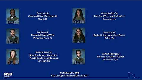 Residency and Fellowship Video NSU COP 2021